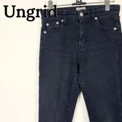 Ungrid アングリッド　グレー スキニー　デニム　パンツ　ズボン　23　綿