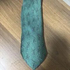 HERMES エルメス ネクタイ100%シルク グリーン