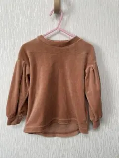 KOE ベージュ ベロア 長袖 トップス