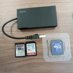 BUFFALO カードリーダー SDカードセット