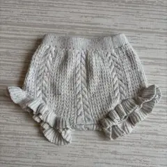 韓国子供服　つぶつぶ　ニット　ブルマ　パンツ 80cm