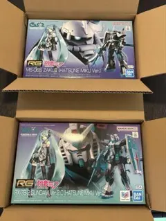 RG 初音ミク RX-78-2 ガンダム & MS-06S ザクII セット - メルカリ