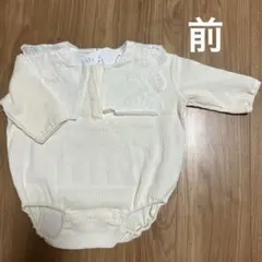 【新品】リブ編みロンパース 80サイズ