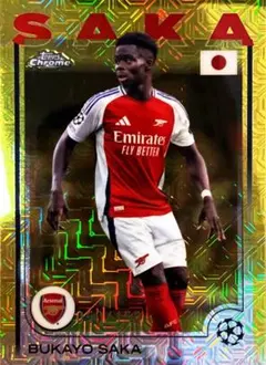 150シリ　アーセナル　ブカヨ ・サカ選手 Topps 50/150