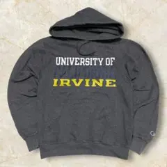 キ*キ様 チャンピオン カレッジロゴ スウェットパーカー USメンズ ダークグレ