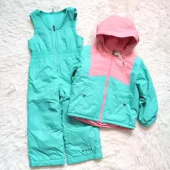 【未使用級】コロンビア スキーウェア　スノーウェア　90 100 3T 上下