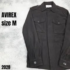 AVIREX アヴィレックス ミリタリージャケット M ダークブラウン　2028のサムネイル