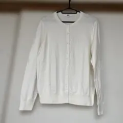 UNIQLO ホワイト カーディガン XL