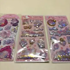 サンリオ　ウォーターインシール♡キラキラカプセルシール3点 正規品　新品未使用品