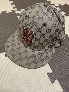 N*a様 GUCCI ニューヨーク・ヤンキース キャップ GUCCI グッチ 18AW × NY Yankees MLB GG キャンバス ベース