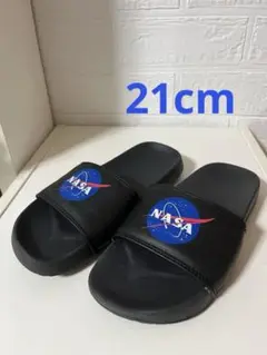 H&M NASA シャワーサンダル 黒 21cm〜22cm