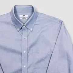 【ユニクロ】XLサイズ ブルー スーパーノンアイロン シャツ UNIQLOのサムネイル