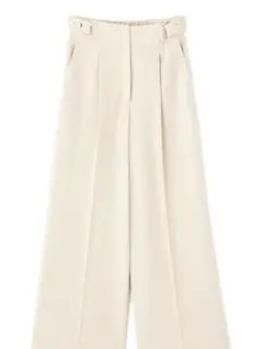 NATURAL BEAUTY BASIC メタルポイントハイウエストパンツ