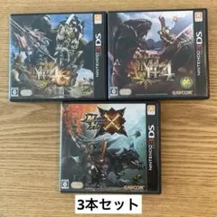 は*い様 モンスターハンター3本セット　クロス・4・4G 3本セット
