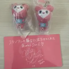 TWICE モブリー　モモつなげてマスコット　2個セット、特典メッセージカード付