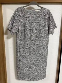 自由区 ワンピース モノトーン 半袖 40