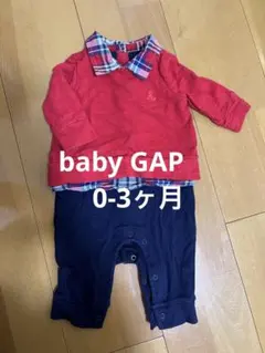 ギャップ　baby GAP 襟付きロンパース　0-3ヶ月