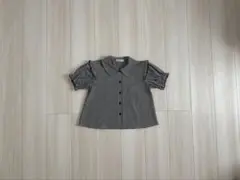 ピンクハント ギンガムチェック トップス