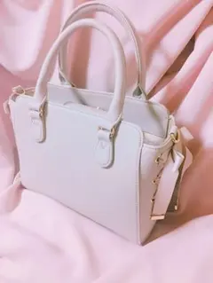 MAJESTIC LEGON サイドレースアップ ミニバッグ