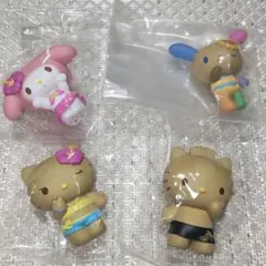 【日焼けキティ】ガチャガチャ　みんなでおでかけバカンスフィギュア　マスコット