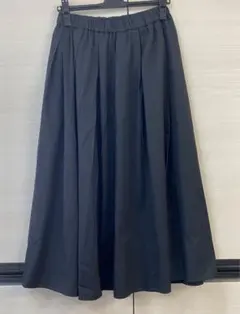 GU ロングスカート　シンプル　黒　Lサイズ