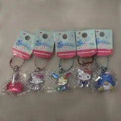 サンリオキャラクターズ ぷっくりったい プチボールチェーン ウサハナ　キティ