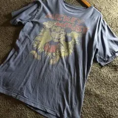 Disney Mickey Mouse ヴィンテージTシャツ ブルーのサムネイル