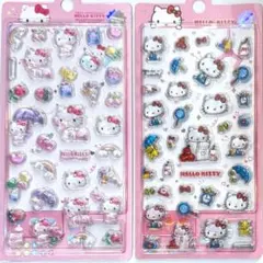 【日本未発売】正規品 サンリオ ボンボンドロップ風3Dシール 2種 50周年