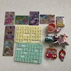 プリキュア フィギュア カード キーホルダー などセット