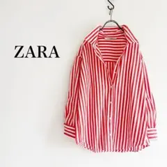 ZARA ストライプシャツ