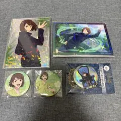 呪術廻戦　家入硝子　缶バッジ　クリアカード