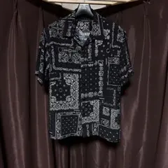 綺麗美品　定価6万　1piu1uguale3 バンダナパッチ　アロハシャツ　Ⅳのサムネイル
