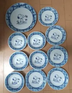 スヌーピー食器、茶器セットPEANUTS 急須 湯のみ 丸缶 平成レトロ 未 