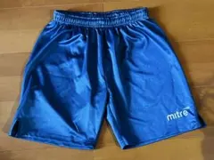 mitre サッカーハーフパンツ 150 青のサムネイル