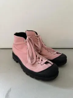 LOEWE コットンキャンバス ハイカットスニーカー ピンク Size EU42のサムネイル