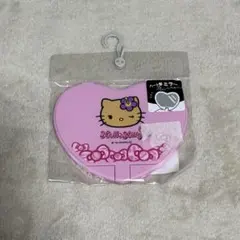 サンリオ ハローキティ ハート型ミラー 日焼けキティ ギャルキティ ピンクのサムネイル