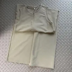 coca オールインワン ベージュ ノースリーブ Sサイズ