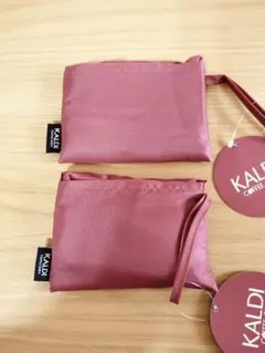 KALDI【カルディ】オリジナルエコバッグ　オールドローズ 2コセット