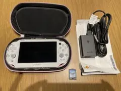 SONY PS Vita 本体　ホワイト×ライトピンク　ソフト付き