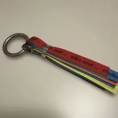 ニコアンド カラーテープチャーム キーホルダー