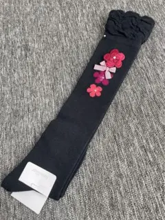 新品 familiar 花柄刺繍 キッズ靴下 14〜16㎝