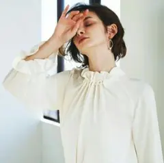 Mサイズ　ルイルエブティック　ブラウス　フリルブラウス　フォーマル