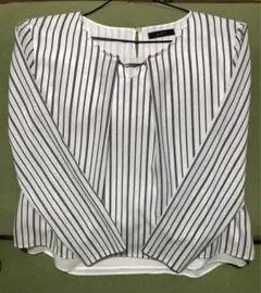 a.v.v レディース　トップス　ストライプ　長袖シャツ　ブラウス
