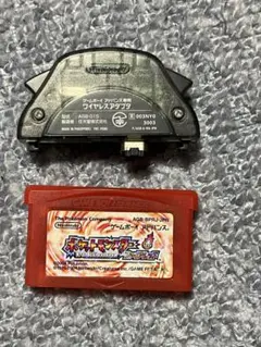 ポケットモンスター ファイアレッド ゲームボーイアドバンス ワイアレスアダプタ付