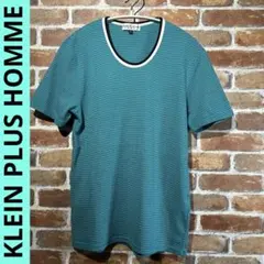 KLEIN PLUS HOMME Tシャツ 46 イトキン グリーン　緑　半袖