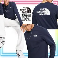 新品 ☆ The North Face イージーロングスリーブTシャツ ネイビー