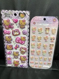 日焼けキティ　もちもちマシュマロシール＆ミルキーメロウシール♡