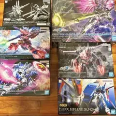 未組立 ガンダムSEED FREEDOM ガンプラ 6個 デスティニー ゼウス他