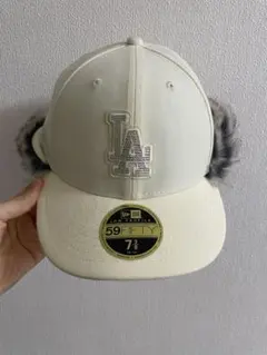 LA 59FIFTY キャップ ファー付き 7 3/8