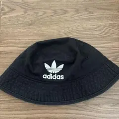 adidas バケットハット ブラック W55cm